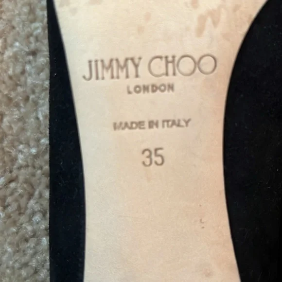 Jimmy Choo Romy Velvet Pumps - Picture 9 of 10
